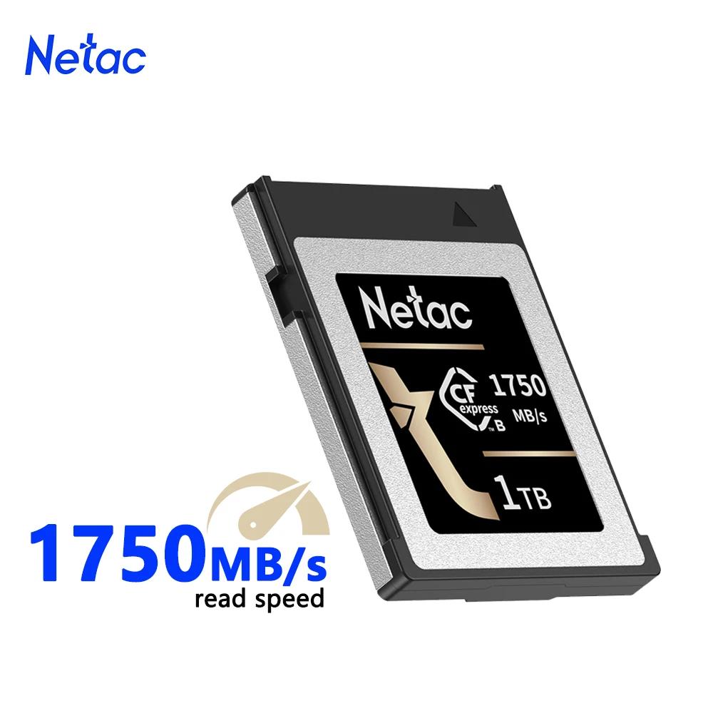 Netac CF ī Ÿ B, CFexpress Ʈ ÷ ޸ ī, 8K  CF2000, 1TB, 512GB, 256GB ī, 1750MB/s